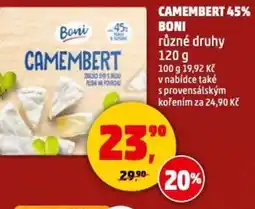 Penny Market Boni Camembert 45% nabídka