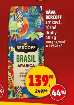 Penny Market BERCOFF Káva nabídka