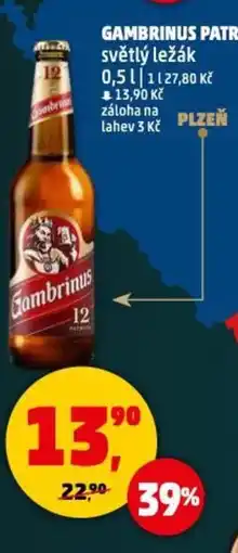 Penny Market Gambrinus Patron 12 nabídka