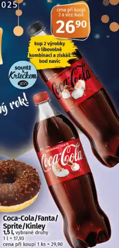 COOP TIP Coca-Cola/Fanta/ Sprite/Kinley nabídka
