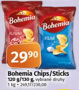 COOP TIP Bohemia Chips/Sticks nabídka