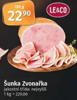 COOP TIP Šunka Zvonařka nabídka