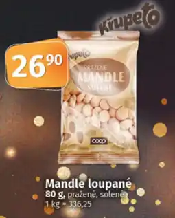COOP TIP Mandle loupané nabídka