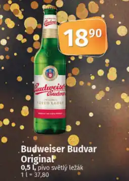 COOP TIP Budweiser Budvar Original nabídka