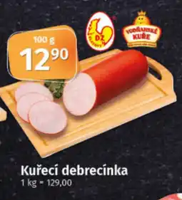 COOP TIP Kuřecí debrecínka nabídka