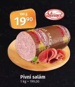 COOP TIP Pivní salám nabídka