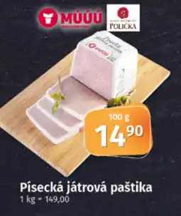 COOP TIP Písecká játrová paštika nabídka