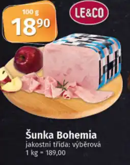 COOP TIP Šunka Bohemia nabídka