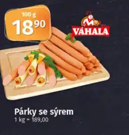 COOP TIP Párky se sýrem nabídka