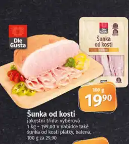 COOP TIP Šunka od kosti nabídka