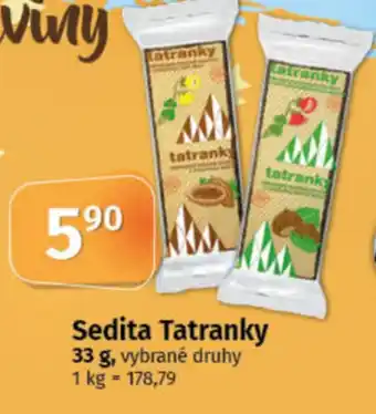 COOP TIP Sedita Tatranky nabídka