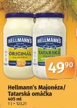 COOP TIP Hellmann's Majonéza/ Tatarská omáčka nabídka