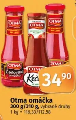 COOP TIP OTMA omáčka nabídka