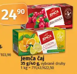 COOP TIP Jemča čaj nabídka