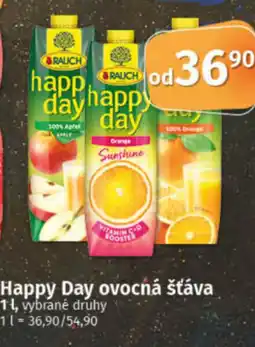 COOP TIP Happy Day ovocná šťáva nabídka
