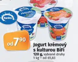 COOP TIP Ranko Jogurt krémový s kulturou BiFi nabídka