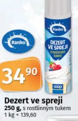 COOP TIP Ranko Dezert ve spreji nabídka