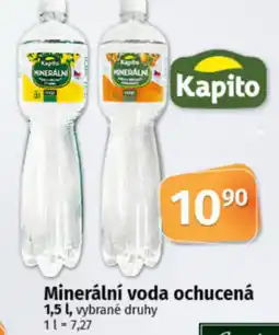 COOP TIP Kapito Minerální voda ochucená nabídka