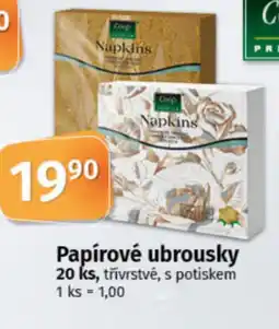 COOP TIP Coop Papírové ubrousky nabídka