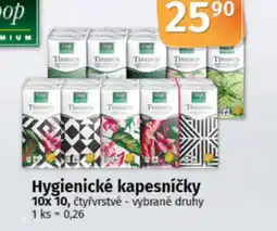 COOP TIP Coop Hygienické kapesníčky nabídka