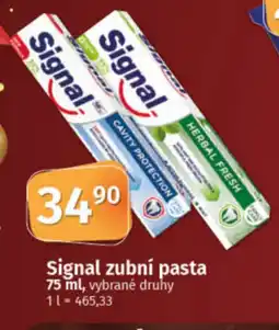 COOP TIP Signal zubní pasta nabídka