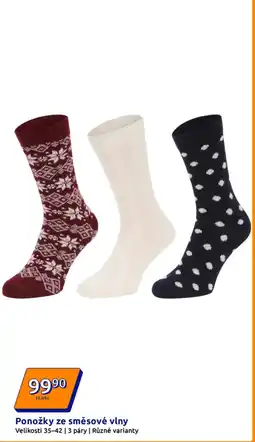 Action Ponožky ze směsové vlny nabídka