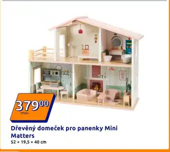 Dřevěný domeček pro panenky Mini Matters