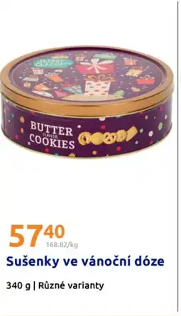 Action Sušenky ve vánoční dóze nabídka