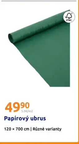 Action Papírový ubrus nabídka