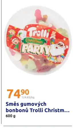 Action Směs gumových bonbonů Trolli Christmas nabídka