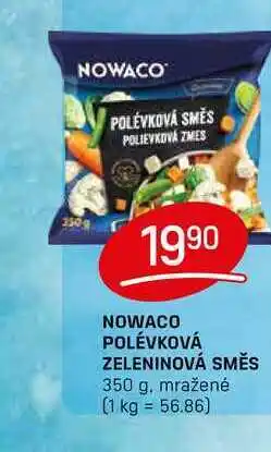 Flop NOWACO POLÉVKOVÁ ZELENINOVÁ SMĚS 350 g, mražené nabídka