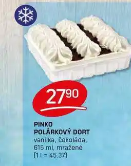 Flop PINKO POLÁRKOVÝ DORT vanilka, čokoláda, 615 ml, mražené nabídka