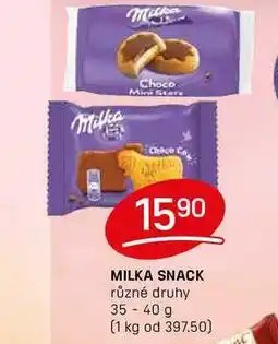 Flop MILKA SNACK různé druhy 35-40 g nabídka