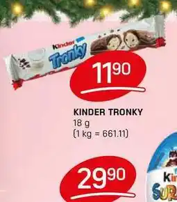Flop KINDER TRONKY 18 g nabídka