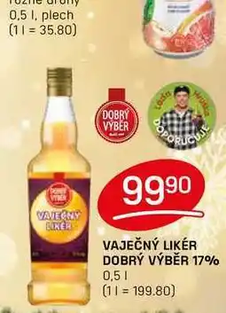 Flop VAJEČNÝ LIKÉR DOBRÝ VÝBĚR 17% 0,5l nabídka
