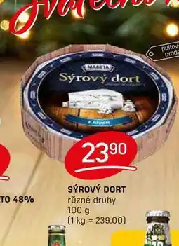 Flop SÝROVÝ DORT různé druhy 100 g nabídka