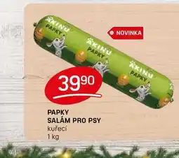 Flop PAPKY SALÁM PRO PSY kuřecí 1 kg nabídka