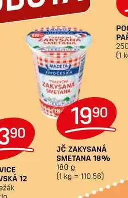 Flop JČ ZAKYSANÁ SMETANA 18% 180 g nabídka