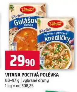 Terno VITANA POCTIVÁ POLÉVKA 88-97 g vybrané druhy nabídka