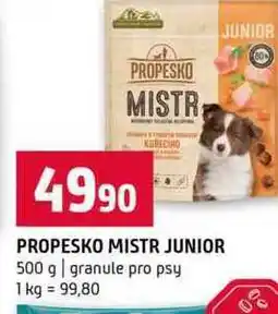 Terno PROPESKO MISTR JUNIOR 500 g granule pro psy nabídka