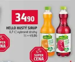 Terno HELLO HUSTÝ SIRUP 0,7l vybrané druhy nabídka