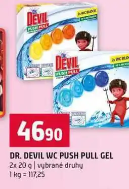 Terno DR. DEVIL WC PUSH PULL GEL 2x 20 g vybrané druhy nabídka