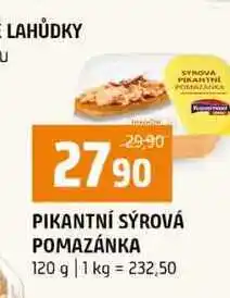 Terno PIKANTNÍ SÝROVÁ POMAZÁNKA 120 g nabídka