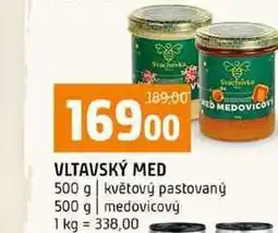 Terno VLTAVSKÝ MED 500 g květový pastovaný 500 g medovicový nabídka