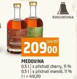 Terno MEDOVINA 0,5l s příchutí cherry, 11 % 0,5l s příchutí mandli, 11% nabídka