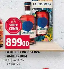 Terno LA HECHICERA RESERVA FAMILIAR RUM 0,7l vol. 40% nabídka