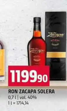 Terno RON ZACAPA SOLERA 0,7l vol. 40% nabídka