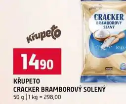 Terno KŘUPETO CRACKER BRAMBOROVÝ SOLENÝ 50 g nabídka