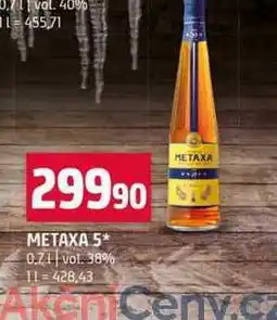 Terno METAXA 5* 0.7l vol. 38% nabídka