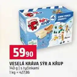 Terno VESELÁ KRÁVA SÝR A KŘUP 140 g s tyčinkami nabídka